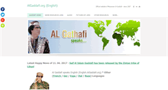 Desktop Screenshot of english.algaddafi.org